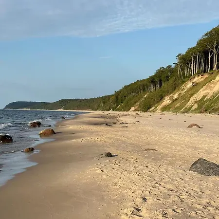 Rustikales Haus Mit Sauna Und Whirlpool Auf Der Ostsee, Insel Wolin וילה קולז'בו